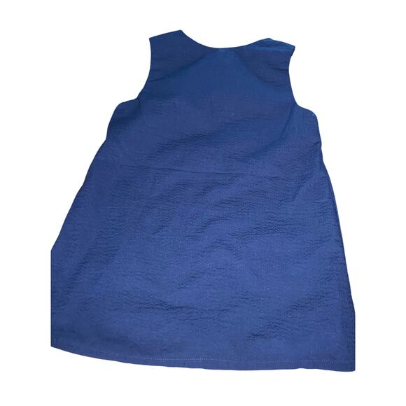 Emily Lacey dark blue pink floral pocket tank dress SIZE 6 - Picture 4 of 4